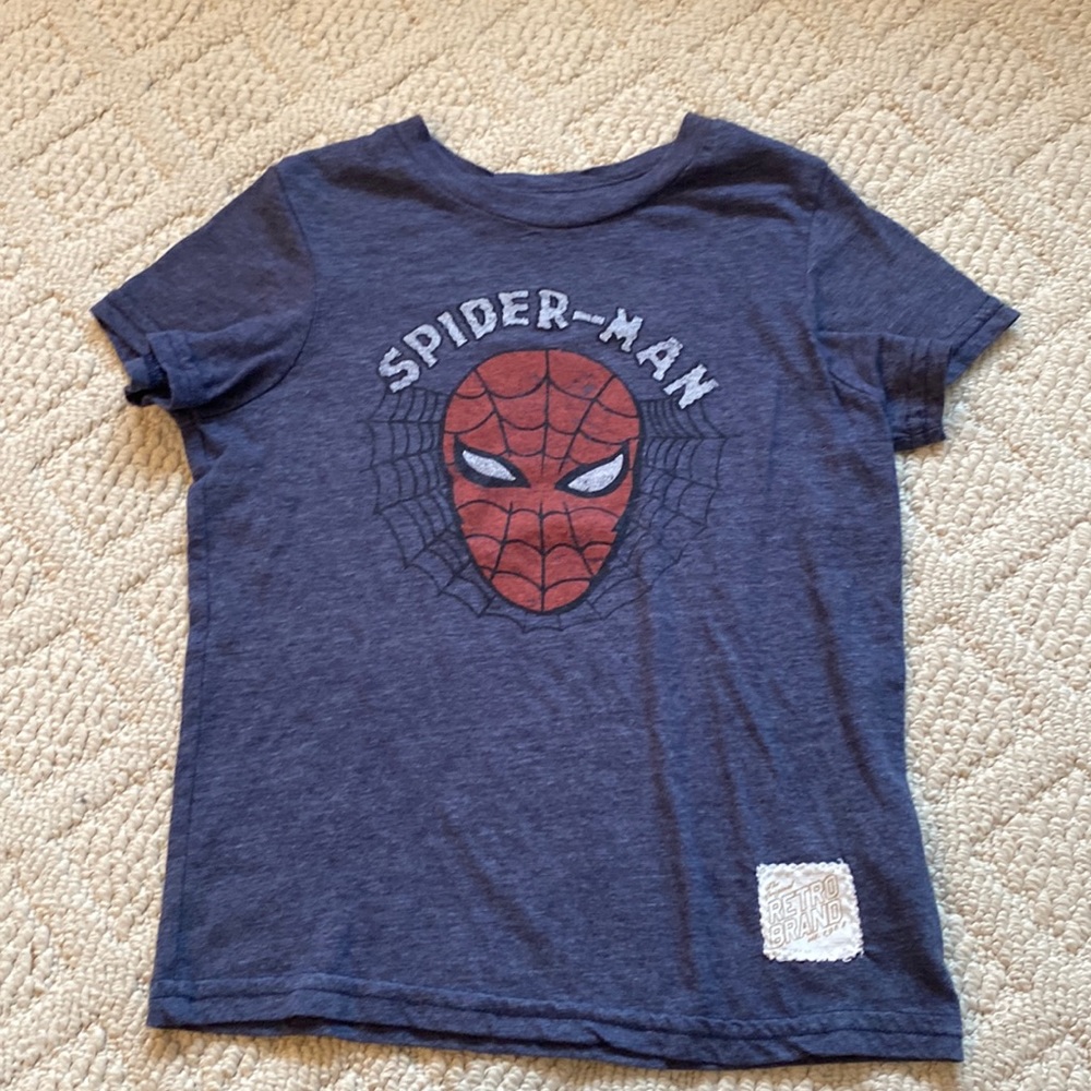 Boys The Original Retro Brand™ Kids Spider-Man Short Sleeve Tri-Blend Tee